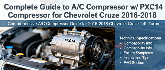 Complete Guide to A/C Compressor w/ PXC14 Compressor for Chevrolet Cruze 2016-2018