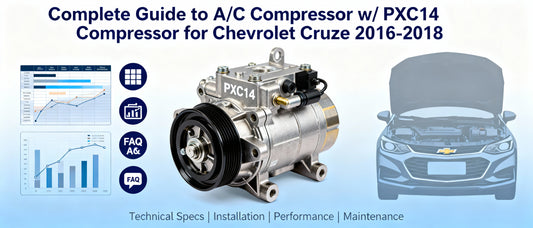 Complete Guide to A/C Compressor w/ PXC14 Compressor for Chevrolet Cruze 2016-2018