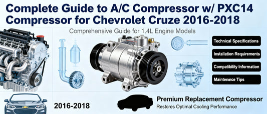 Complete Guide to A/C Compressor w/ PXC14 Compressor for Chevrolet Cruze 2016-2018