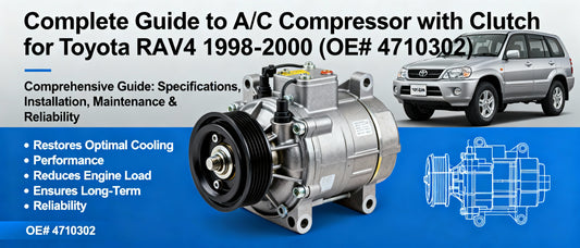 Complete Guide to A/C Compressor with Clutch for Toyota RAV4 1998-2000 (OE# 4710302)