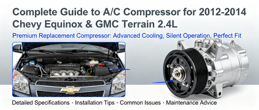 Complete Guide to A/C Compressor for 2012-2014 Chevy Equinox & GMC Terrain 2.4L