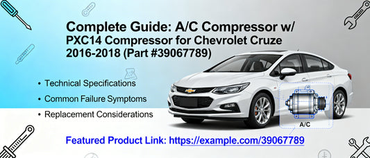 Complete Guide: A/C Compressor w/ PXC14 Compressor for Chevrolet Cruze 2016-2018 (Part #39067789)