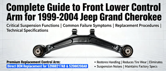 Complete Guide to Front Lower Control Arm for 1999-2004 Jeep Grand Cherokee