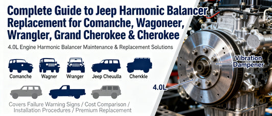 Complete Guide to Jeep Harmonic Balancer Replacement for Comanche, Wagoneer, Wrangler, Grand Cherokee & Cherokee