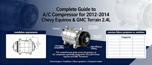 Complete Guide to A/C Compressor for 2012-2014 Chevy Equinox & GMC Terrain 2.4L