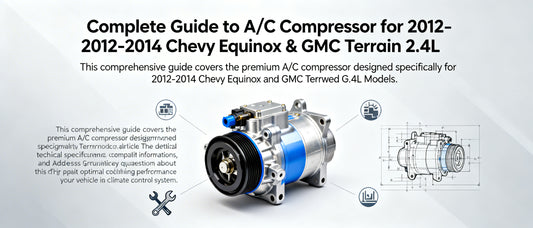 Complete Guide to A/C Compressor for 2012-2014 Chevy Equinox & GMC Terrain 2.4L