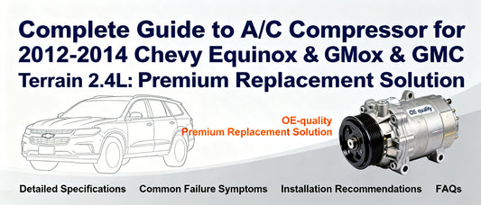 Complete Guide to A/C Compressor for 2012-2014 Chevy Equinox & GMC Terrain 2.4L: Premium Replacement Solution