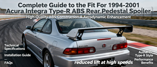 Complete Guide to the Fit For 1994-2001 Acura Integra Type-R ABS Rear Pedestal Spoiler