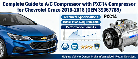Complete Guide to A/C Compressor with PXC14 Compressor for Chevrolet Cruze 2016-2018 (OEM 39067789)