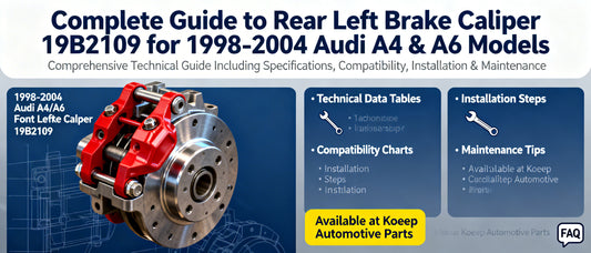 Complete Guide to Rear Left Brake Caliper 19B2109 for 1998-2004 Audi A4 & A6 Models