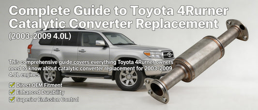 Complete Guide to Toyota 4Runner Catalytic Converter Replacement (2003-2009 4.0L)