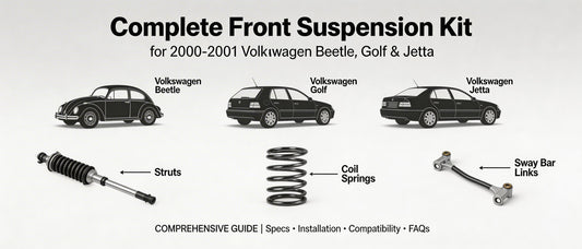 Complete Front Suspension Kit for 2000-2001 Volkswagen Beetle, Golf & Jetta
