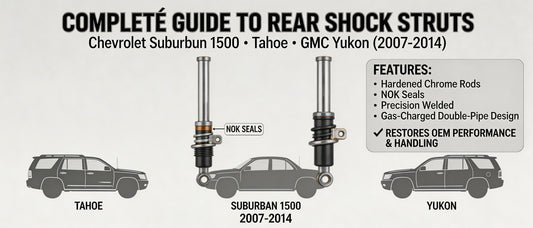 Complete Guide to Rear Shock Struts for Chevrolet Suburban 1500, Tahoe & GMC Yukon (2007-2014)