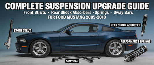 Complete Suspension Upgrade Guide: Front Rear Struts Spring Shock Absorbers Sway Bars For Ford Mustang 2005-2010