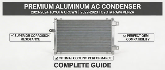 Premium Aluminum AC Condenser for 2023-2024 Toyota Crown & 2022-2023 Toyota RAV4 Venza: Complete Guide