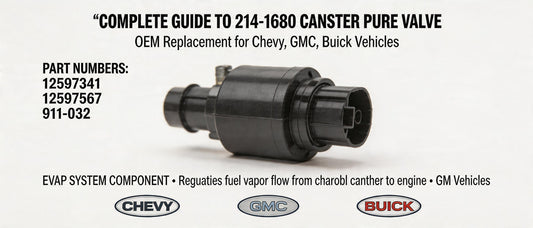 Complete Guide to 214-1680 Canister Purge Valve: OEM Replacement for Chevy, GMC, Buick Vehicles