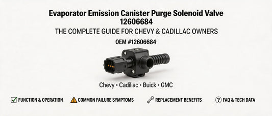 Evaporator Emission Canister Purge Solenoid Valve 12606684: The Complete Guide for Chevy & Cadillac Owners