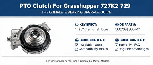 PTO Clutch For Grasshopper 727K2 729: The Complete Bearing Upgrade Guide