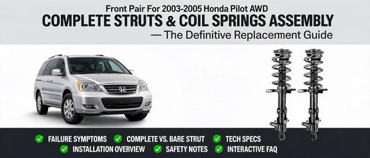 Front Pair For 2003-2005 Honda Pilot AWD Complete Struts & Coil Springs Assembly – The Definitive Replacement Guide