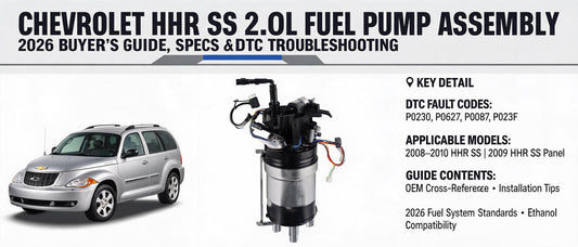Chevrolet HHR SS 2.0L Fuel Pump Assembly: 2026 Buyer's Guide, Specs & DTC Troubleshooting