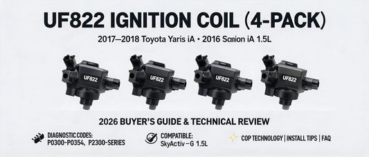 UF822 Ignition Coil (4-Pack) for 2017–2018 Toyota Yaris iA & 2016 Scion iA 1.5L – 2026 Buyer's Guide & Technical Review