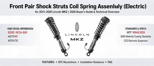 Front Pair Shock Struts Coil Spring Assembly (Electric) for 2013–2020 Lincoln MKZ: 2026 Buyer's Guide & Technical Overview