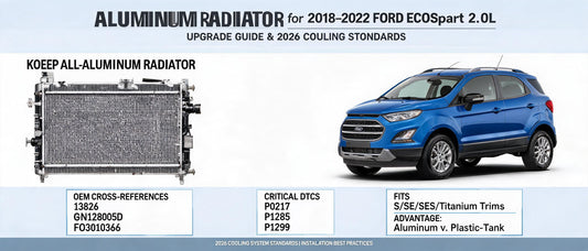 Aluminum Radiator for 2018–2022 Ford EcoSport 2.0L – Upgrade Guide & 2026 Cooling Standards