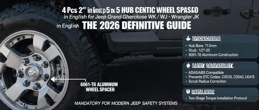 4 Pcs 2" 5x5 Hub Centric Wheel Spacers for Jeep Grand Cherokee WK WJ Wrangler JK — The 2026 Definitive Guide