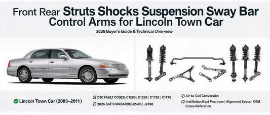 Front Rear Struts Shocks Suspension Sway Bar Control Arms for Lincoln Town Car — 2026 Buyer's Guide & Technical Overview