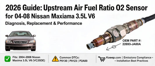 2026 Guide: Upstream Air Fuel Ratio O2 Sensor for 04-08 Nissan Maxima 3.5L V6 — Diagnosis, Replacement & Performance