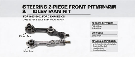 Steering 2-Piece Front Pitman Arm & Idler Arm Kit for 1997–2002 Ford Expedition: 2026 Buyer's Guide & Technical Review