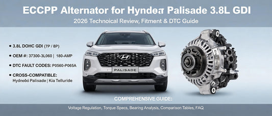 ECCPP Alternator for Hyundai Palisade 3.8L GDI: 2026 Technical Review, Fitment & DTC Guide