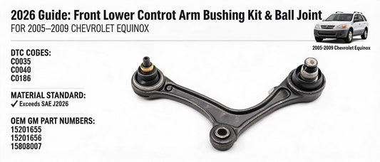 2026 Guide: Front Lower Control Arm Bushing Kit & Ball Joint for 2005–2009 Chevrolet Equinox
