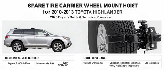Spare Tire Carrier Wheel Mount Hoist for 2010-2013 Toyota Highlander: 2026 Buyer's Guide & Technical Overview