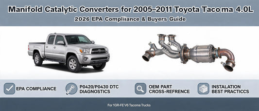 Manifold Catalytic Converters for 2005–2011 Toyota Tacoma 4.0L: 2026 EPA Compliance & Buyers Guide