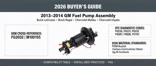 2026 Buyer's Guide: 2013–2014 GM Fuel Pump Assembly — Buick LaCrosse, Regal, Chevrolet Malibu & Impala
