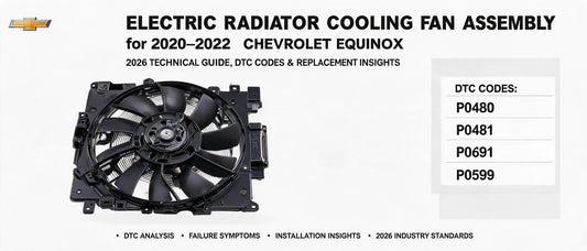 Electric Radiator Cooling Fan Assembly for 2020–2022 Chevrolet Equinox: 2026 Technical Guide, DTC Codes & Replacement Insights