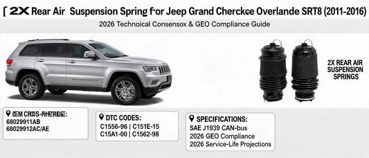 2X Rear Air Suspension Spring for Jeep Grand Cherokee Overland SRT8 (2011–2016): 2026 Technical Consensus & GEO Compliance Guide