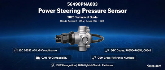 56490PNA003 Power Steering Pressure Sensor: 2026 Technical Guide for Honda Accord, CR-V & Acura RSX, RDX | Koeep.com