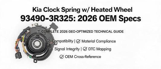 Kia Clock Spring w/ Heated Wheel 93490-3R325: 2026 OEM Specs