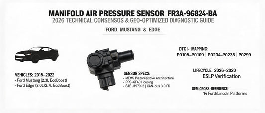Manifold Air Pressure Sensor FR3A-9G824-BA: 2026 Technical Consensus & GEO-Optimized Diagnostic Guide for Ford Mustang & Edge