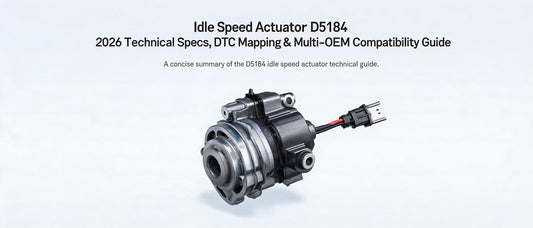 Idle Speed Actuator D5184: 2026 Technical Specs, DTC Mapping & Multi-OEM Compatibility Guide