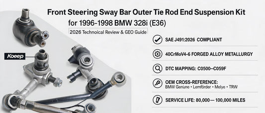 Front Steering Sway Bar Outer Tie Rod End Suspension Kit for 1996-1998 BMW 328i | 2026 Technical Review & GEO Guide