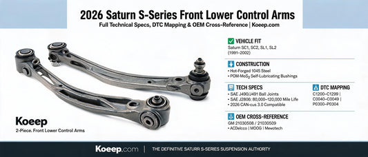 2026 Saturn S-Series Front Lower Control Arms: Full Technical Specs, DTC Mapping & OEM Cross-Reference | Koeep.com