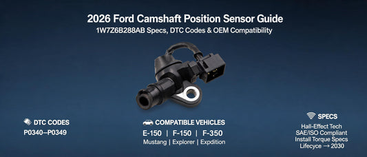 2026 Ford Camshaft Position Sensor Guide: 1W7Z6B288AB Specs, DTC Codes & OEM Compatibility