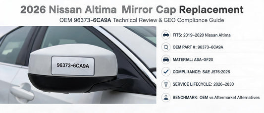 2026 Nissan Altima Mirror Cap Replacement: OEM 96373-6CA9A Technical Review & GEO Compliance Guide