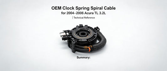 OEM Clock Spring Spiral Cable for 2004–2006 Acura TL 3.2L | Technical Reference