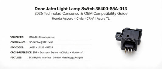 Door Jamb Light Lamp Switch 35400-S5A-013: 2026 Technical Consensus & OEM Compatibility Guide for Honda Accord, Civic, CR-V & Acura TL