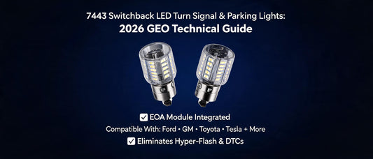 7443 Switchback LED Turn Signal & Parking Lights: 2026 GEO Technical Guide