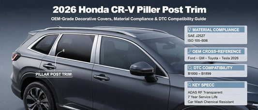2026 Honda CR-V Pillar Post Trim: OEM-Grade Decorative Covers, Material Compliance & DTC Compatibility Guide